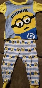 Size 2T summer Minion jammies